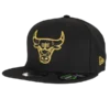 New Era - 9Fifty Chicago Bulls - Sort Guld snapback-kasket
