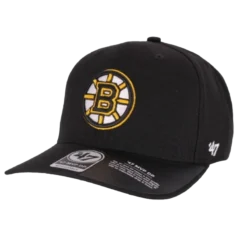 Boston Bruins Sort justerbar NHL-kasket - 47 Brand