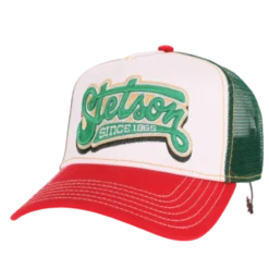 Stetson - Trucker Cap Lettering - Grøn trucker kasket