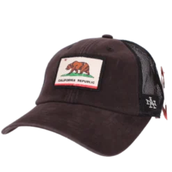 American Needle – California Badger – Sort trucker kasket