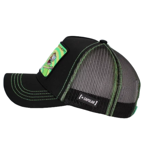 Capslab - Rick and Morty Psy - Sort Trucker kasketsecond view