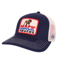American Needle – Mack Truck Twill Valin Patch – Marineblå trucker kasket