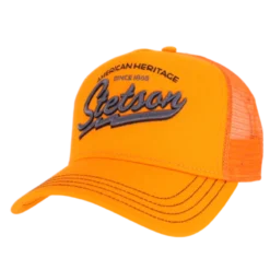 Stetson - Trucker Cap American Heritage Classic - Orange trucker kasket