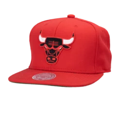 Mitchell & Ness - Chicago Bulls - Rød/Sort NBA-kasket