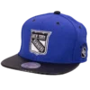 Mitchell & Ness - New York Rangers - Blå/Sort NHL-kasket