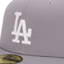 New Era – LA Dodgers – Grå 59fifty Fitted kasket