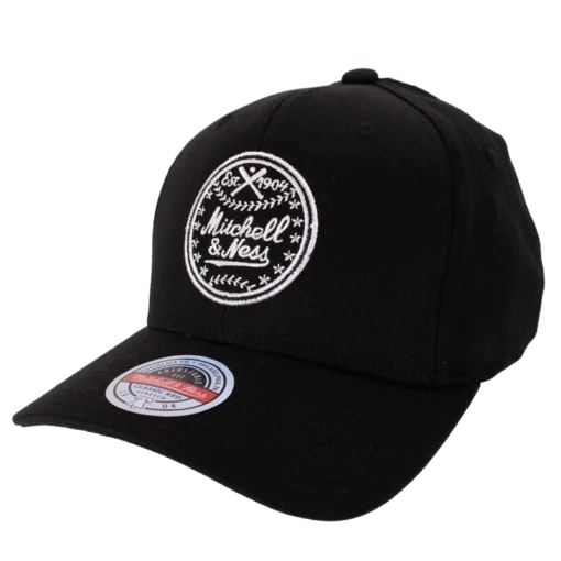 Mitchell & Ness - Baseball Patch - Sort kasket