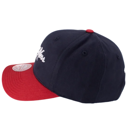 Mitchell & Ness - Pinscript - marineblå kasketsecond view