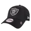 Oakland Raiders Sort NFL regulerbar kasket - New Era 9Forty