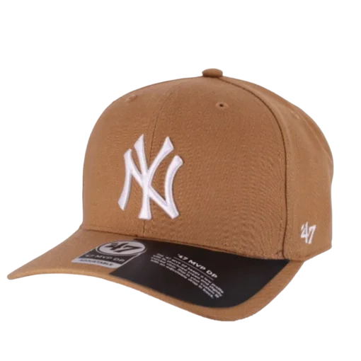 New York Yankees Cold Zone Orangebrun justerbar kasket- 47 Brand