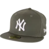 New Era - New York Yankees- Olivengrøn 59Fifty fitted kasket