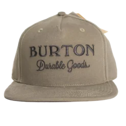 Burton - Durable Goods - brungrøn snapback-kasket