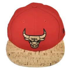 New Era - 59Fifty Chicago Bulls - Rød/Kork Fitted kasket