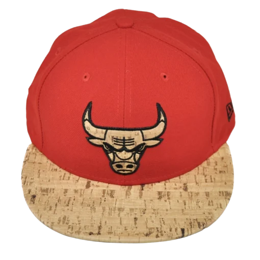 New Era - 59Fifty Chicago Bulls - Rød/Kork Fitted kasket