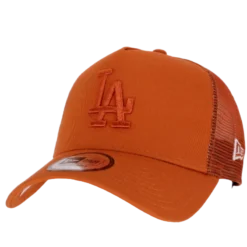 New Era - Tonal Mesh Trucker - Orange Los Angeles Dodgers trucker kasket