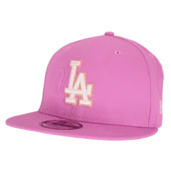 New Era - LA Dodgers Pastel Patch - Lyserød 9Fifty kasket