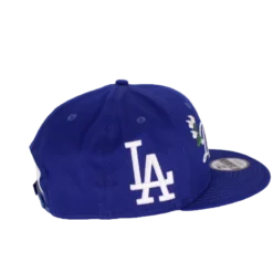 New Era - LA Dodgers Flower Wordmark - Blå 9Fifty kasket