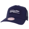 Mitchell & Ness - Box Logo - Marineblå trucker kasket