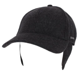 Stetson - Baseball Cap Wool/Cashmere - Sort