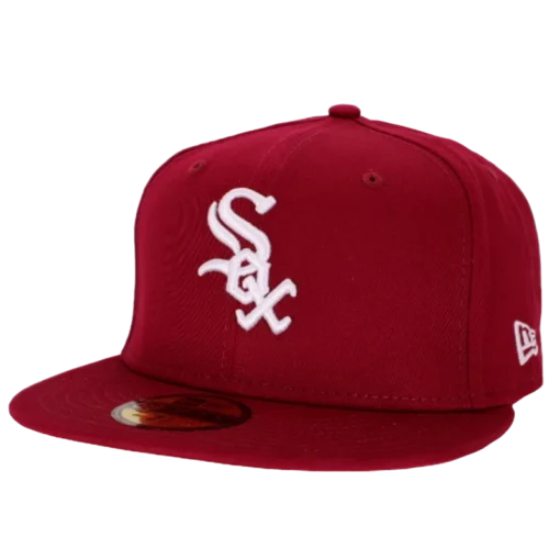 New Era - Chicago White Sox - VinRød 59Fifty Fitted kasket
