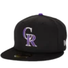 New Era - Colorado Rockies  - Sort 59Fifty Fitted kasket