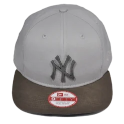 New Era - 9Fifty New York Yankees - Grå/Brun snapback-kasket