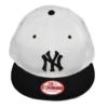 New Era - 9Fifty New York Yankees - Hvid/sortstrapback-kasket