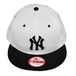 New Era - 9Fifty New York Yankees - Hvid/sortstrapback-kasket
